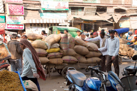 Spettacolo di luci e suoni del Forte Rosso con tour a piedi della Vecchia Delhi