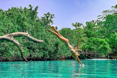 Port Vila : Visite du lagon bleu et de l'Eden sur la rivière
