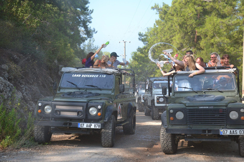 Alanya: Dim River och Dim Cave Jeep Tour med lunch