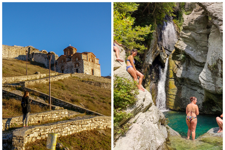 &quot;Berat: Patrimônio da UNESCO e viagem de 1 dia para a Cachoeira Bogova&quot;&quot;Berat: Patrimônio da UNESCO e Cachoeira Bogova&quot; - Tiranë