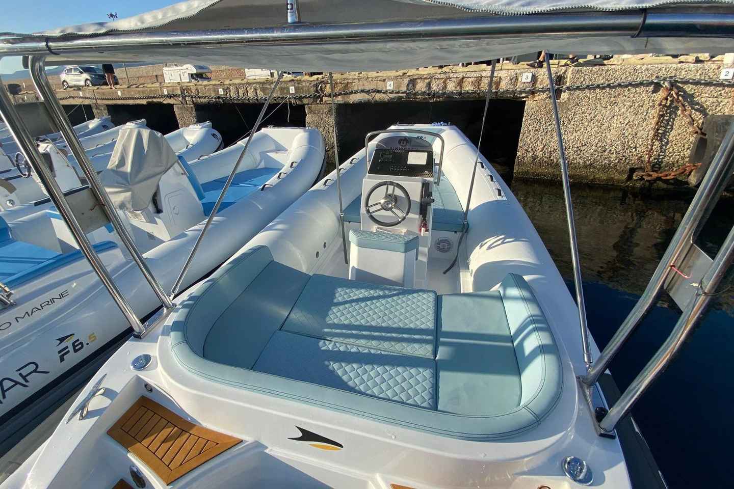 From Arbatax: RIB tour to Cala Mariolu and Cala Goloritzè