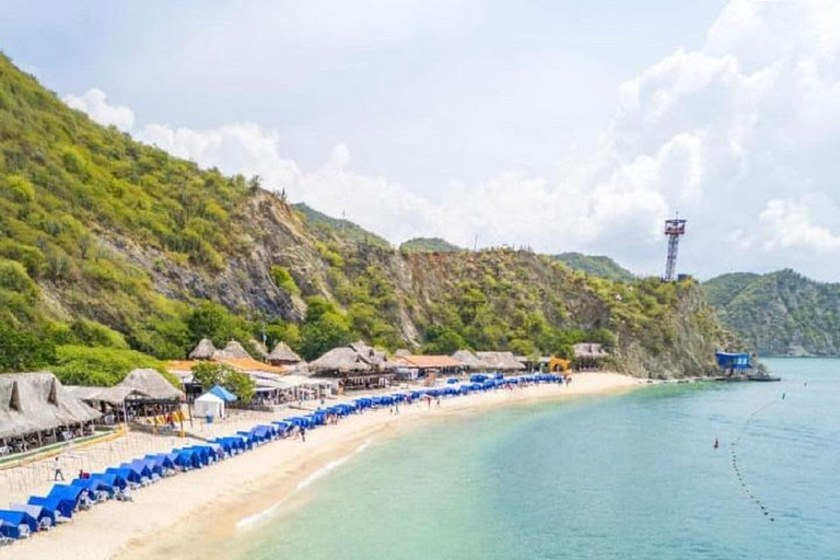 Santa Marta: Playa Blanca Boat Trip with Lunch Options White Beach and Aquarium with English-speaking Guide