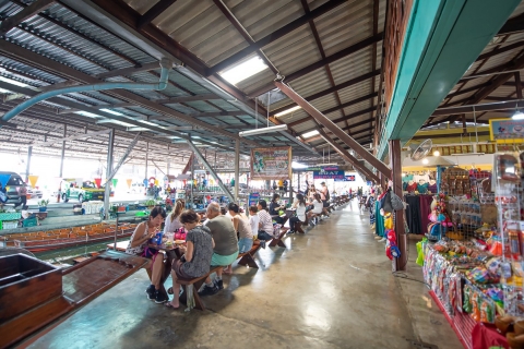 Bangkok : Damnoen Saduak et le marché Maeklong depuis Siam ParagonBangkok : Marché de Damnoen Saduak et marché ferroviaire de Maeklong