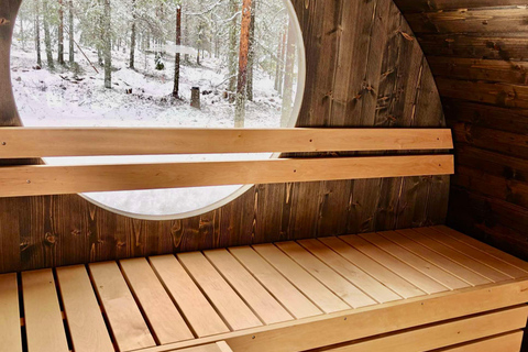 Rovaniemi: Sauna World Experience with Tapas and 1 Drink