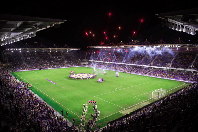 Orlando City Lions: MLS Soccer Tickets Purple Tier -Midfield East Club