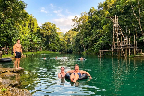 Vang Vieng: Jung Cave, Blue Lagoon 2 & 3 Guided Tour