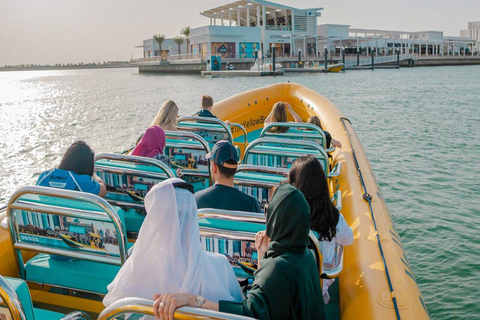 Abu Dhabi: Guided Speedboat Sightseeing Tour Guided Speedboat Tour from Yas Bay