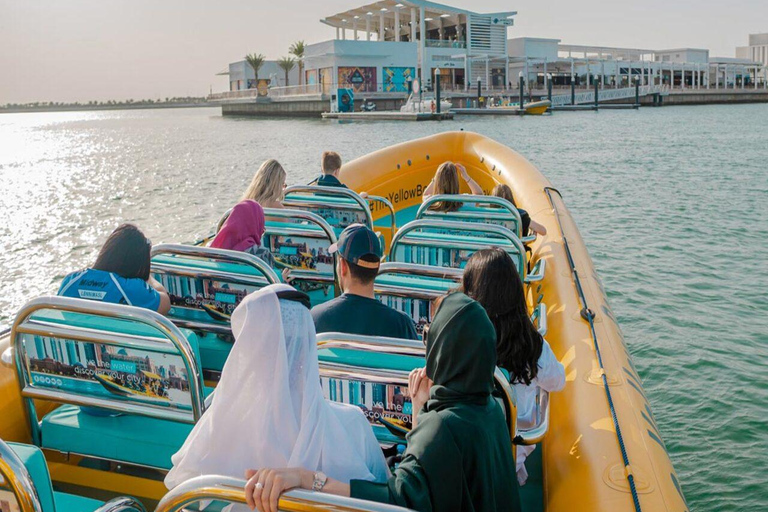 Abu Dhabi: Guided Speedboat Sightseeing Tour Guided Speedboat Tour from Yas Bay