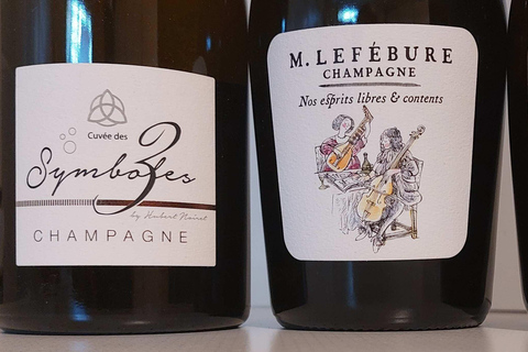 Degustazione di 3 champagne di produttori di vinoDegustazione di champagne dei viticoltori