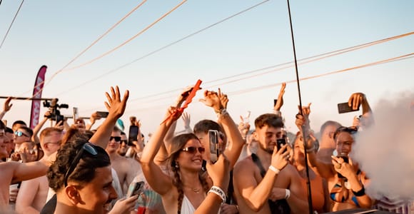 Ibiza: Party Boat w/ Drinks, Live Performances, DJ & Dancers
