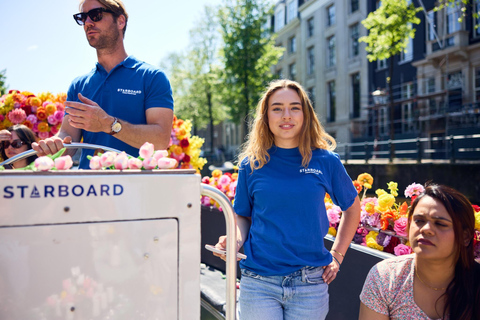 Amsterdam: City Highlights Cruise on a Luxury Flower Boat City Highlights Flower Boat Cruise | Without Cheese