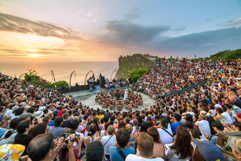 Bali: Ticket de entrada a la Danza del Fuego Kecak y Visita al Templo de UluwatuDanza Kecak con Visita al Templo de Uluwatu - Traslado al Hotel