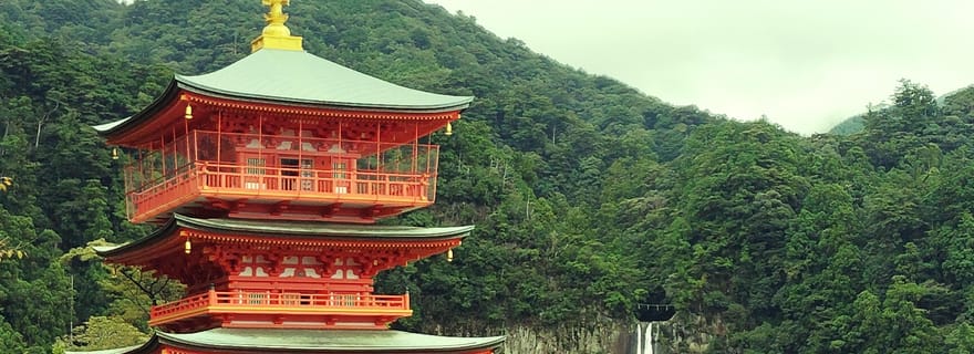 Wakayama : Kumano Nachi Taisha, Seiganto-ji et cascade