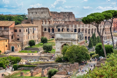 Rome: rondleiding met voorrang Colosseum, Forum en PalatijnFranse groepstour - Colosseum, Forum en Palatijnse heuvel