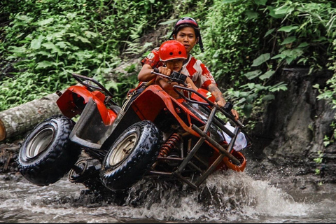 Bali: Real Temple Run Cave Quad Adventure & Jungle Trails ATV Tandem + Hotel Transfer