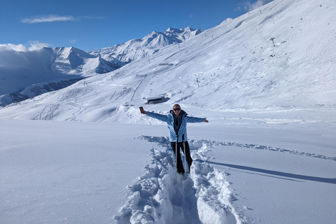 Snowshoeing in Kazbegi