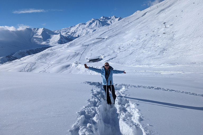 Snowshoeing in Kazbegi