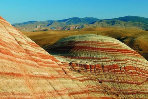 Private Baku: Pink Lake , Candy Cane Mountains, Five Fingers