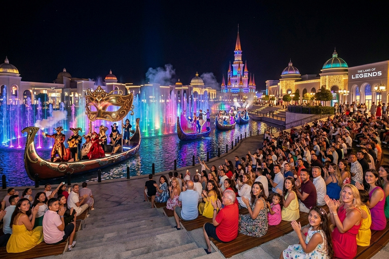 Side/Belek/Alanya: The Land of Legends Night Show Transfer Aquarium+Wax Museum & Legends Night Show Transfer+Dinner