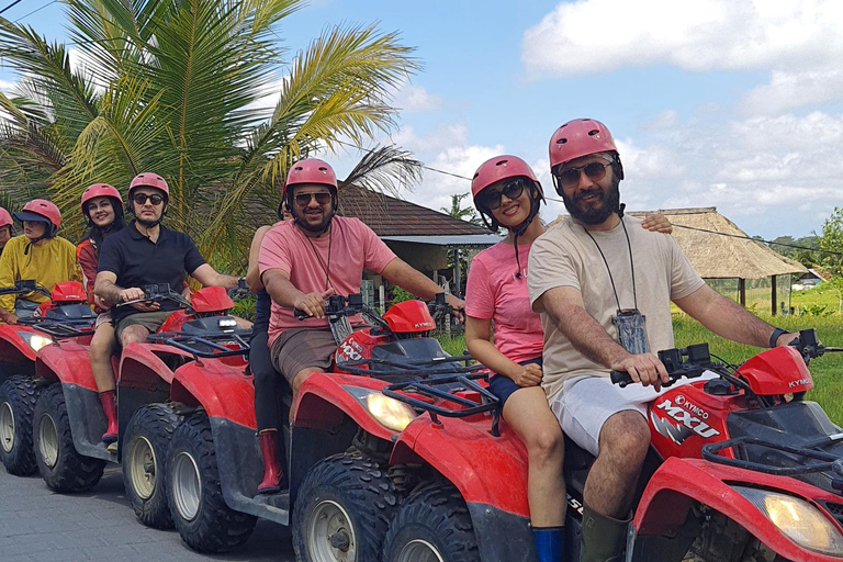 Ubud ATV through River, Cave, Waterfall & Rafting Package Rafting without Shuttle ( Optional with SHUTTLE AVAILABLE )