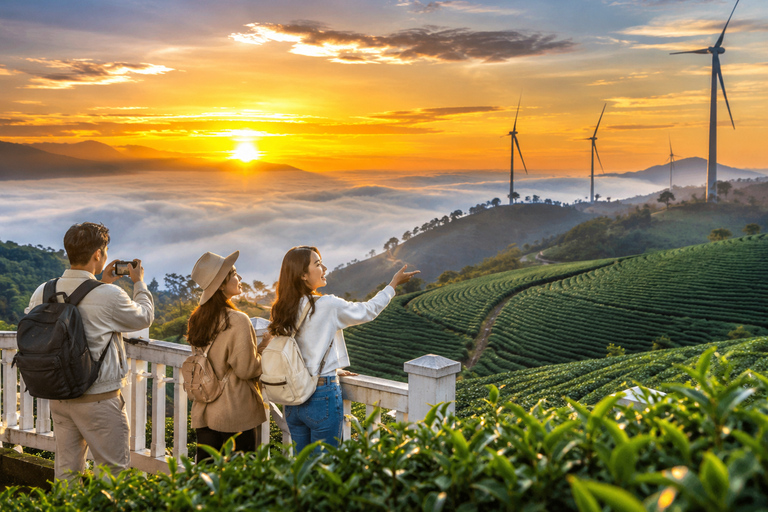 Da Lat: Clouds at Sunrise Tour, Tea Hill, & Strawberry Farm