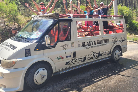 Alanya: Sapadere Canyon, Dim Cave & Dim River Tour + Lunch Core Tour + Dim Cave Entry