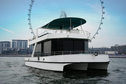 Dubai: 70-Foot Party Yacht Rental with Crew