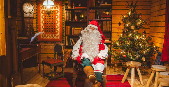Magischer privater Besuch beim Weihnachtsmann, Rentierschlittenfahrt und Elfen-Workshops
