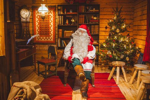 Rovaniemi: Reindeer Ride to Santa through the Magic Forest