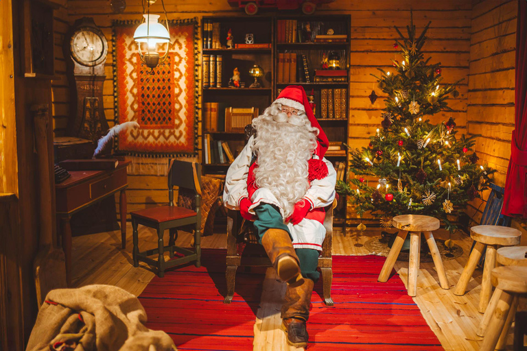 Rovaniemi: Reindeer Ride to Santa through the Magic Forest