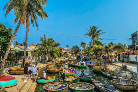 40 Minutos - Paseo en barco por el bosque de Cocoteros de AguaPaseo en barco con traslado al hotel desde Hoi An