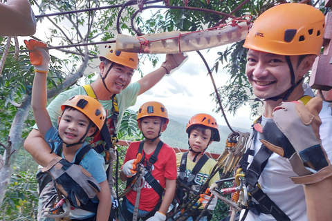 From Koh Samui: Tree Bridge Zipline and Café Experience
