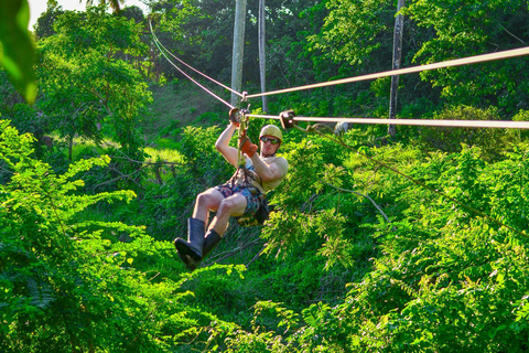Punta Cana: fly through the jungle on our incredible zipline. Fly over the jungle of Punta Cana with our incredible Zipline.