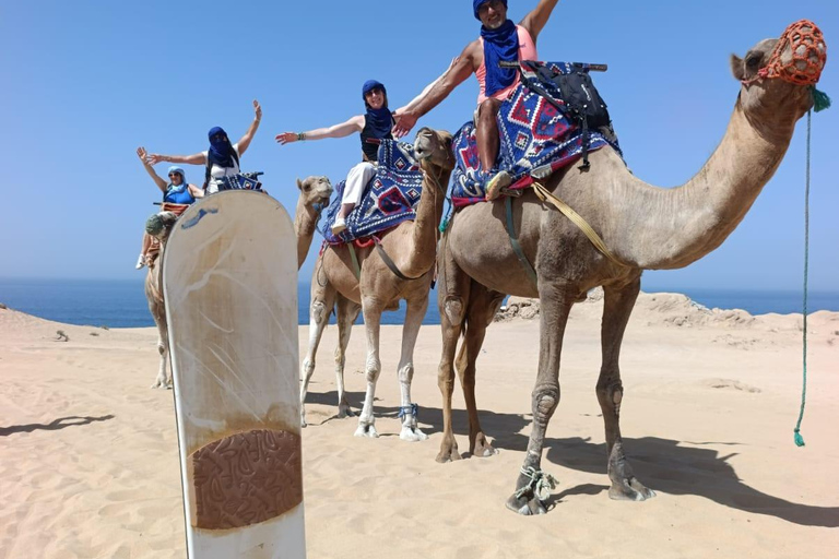 Agadir: Taghazout, Aghroud Village & Timlalin Desert Tour
