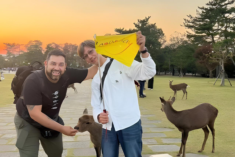 Osaka: Park Nara, Uji Matcha, świątynia Todaiji, jednodniowa wycieczka do onsenu