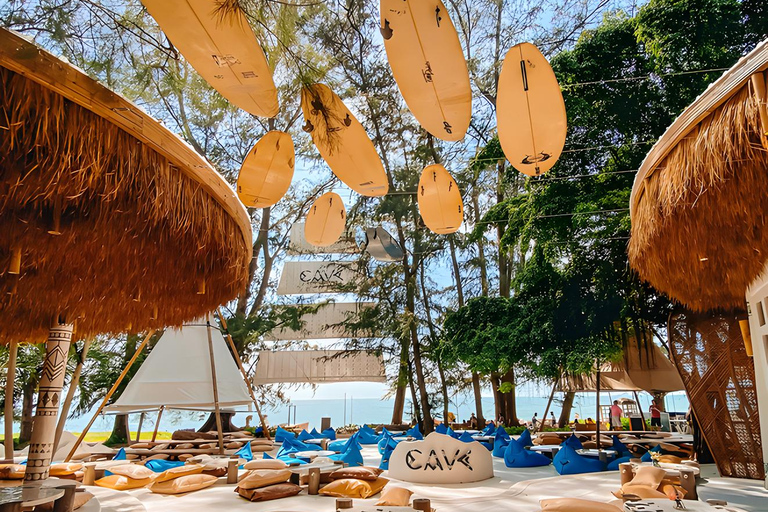 Private Pattaya Day Tour: Sanctuary of Truth & Beach Café Sanctuary of Truth & Cave Beach Club (Beachfront)