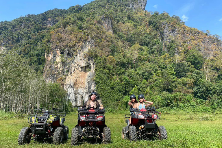 Esperienza estrema in ATV a Krabi con trasferimento e avventura30 minuti di guida ATV