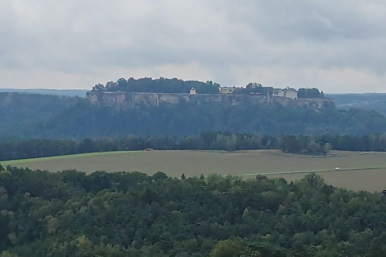 From Dresden: Table mountains Lilienstein & Königstein tour