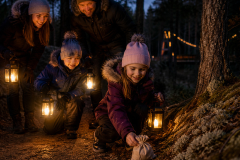 Rovaniemi: Forest Elf Treasure Hunt & Campfire Adventure