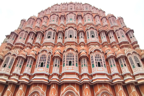 Jaipur: Excursão turística de 1 dia guiada, com tudo incluídoTour com carro particular e guia de turismo