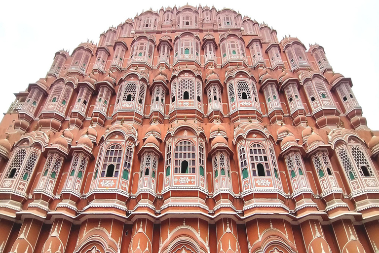 Jaipur: Excursão turística de 1 dia guiada, com tudo incluídoTour com carro particular e guia de turismo