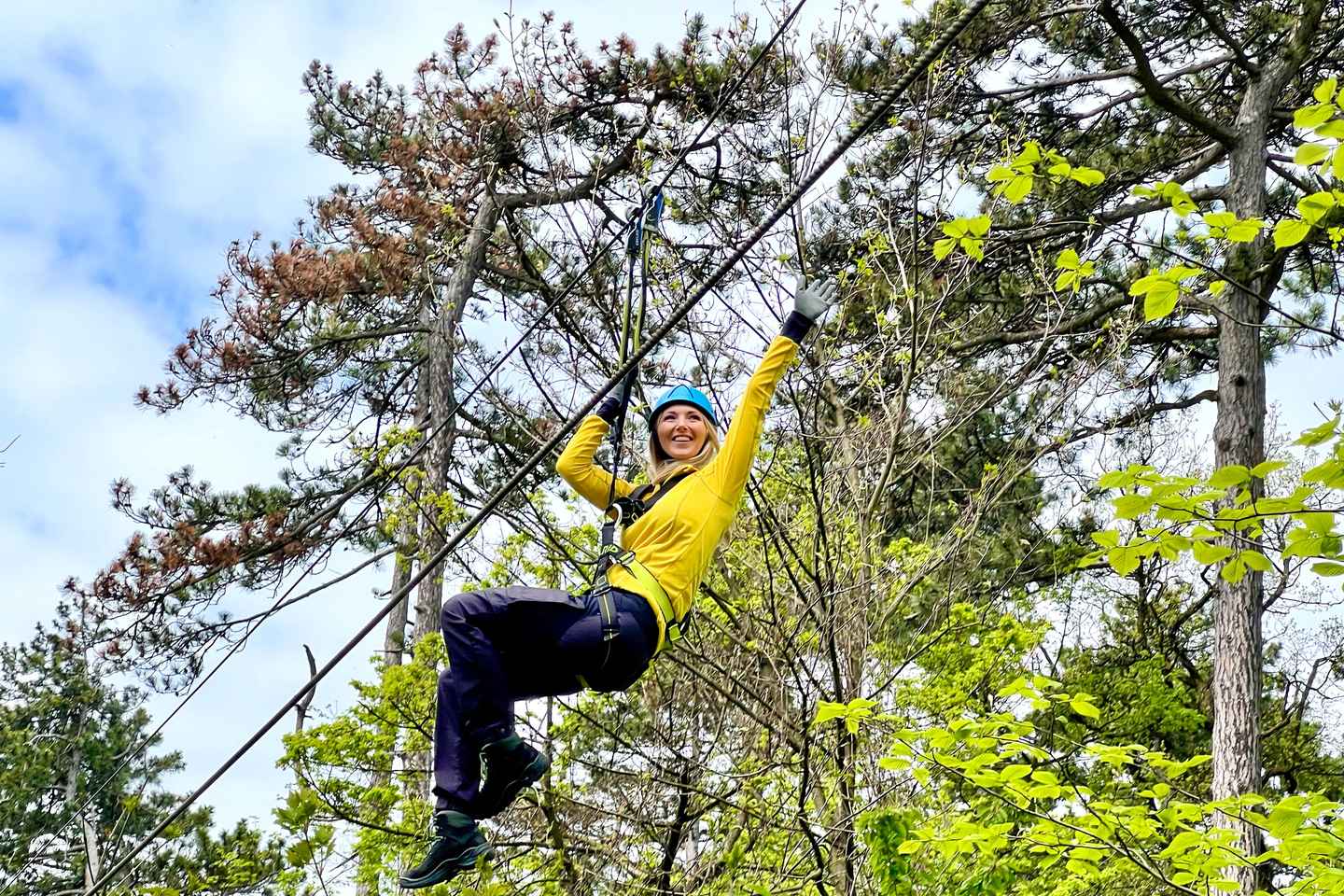 Kahlenberg Vienna: Forest Rope Park Entry Ticket & Equipment