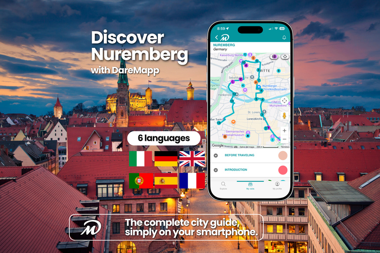 Nuremberg: Private Guided Tour with Your Mobile Phone Nuremberg: Dürer Code and Imperial Castle with Kit and Live Guide
