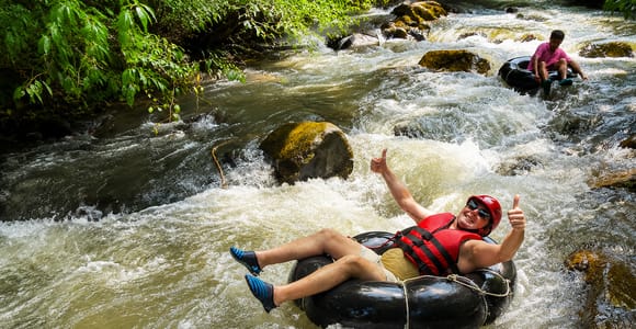 Phuket: Tubing Jungle River Experience with Lunch &Waterfall
