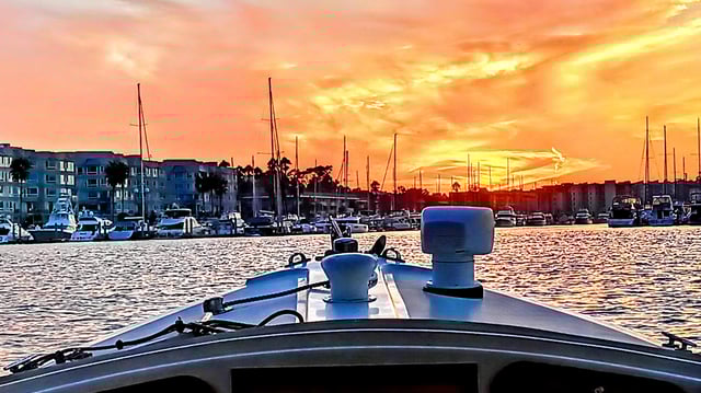 Marina Del Rey : croisière romantique, dîner charcuterie ou sushis