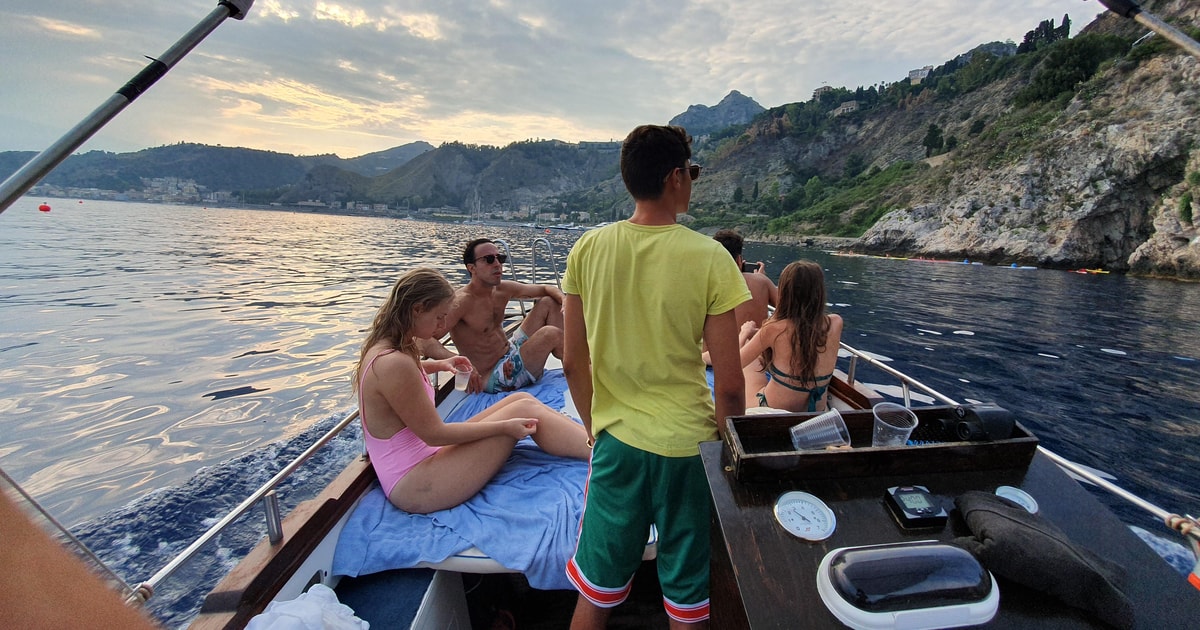 Group Sunset Boat Tour In Taormina With Aperitif Getyourguide