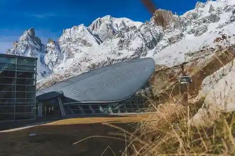 Courmayeur: Skyway Monte Bianco linbana, tur och retur, biljett