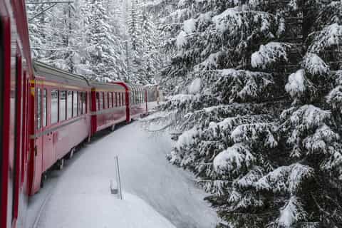 From Milan: Lake Como, St. Moritz & Bernina Train Day Trip