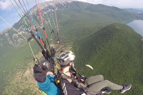 Ohrid: Paragliding-Erlebnis mit Abholung