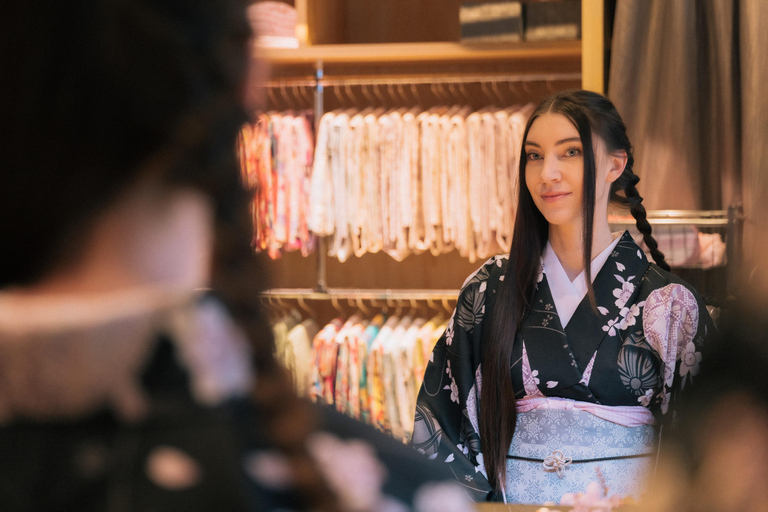 Kyoto - en dag Teceremoni med kimono och fotografering